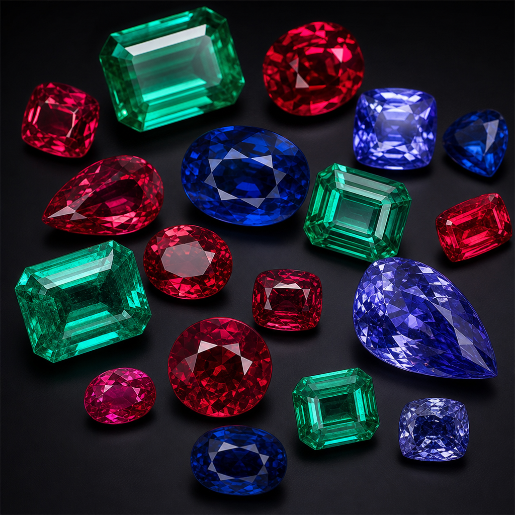 Premium gemstones collection